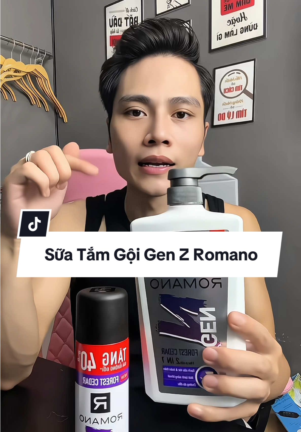 Sữa Tắm Gội 2 in 1 Gen Z Romano #romano #suatamnam #romanogenz #daugoiromano #sytv 