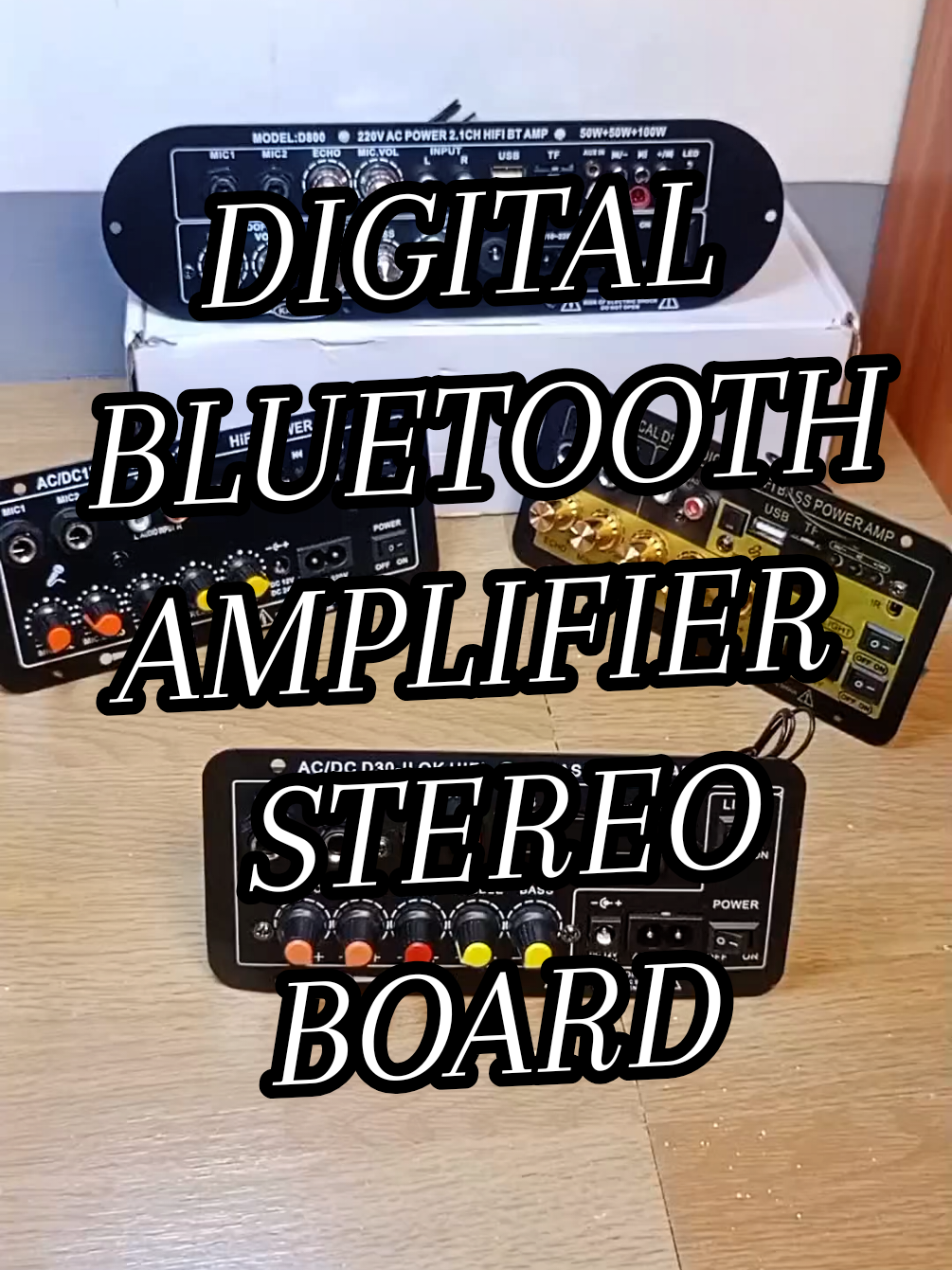 Digital Bluetooth amplifier board stereo system 12V - 220V #amplifier #amplifierstereo #amplifiermini #bluetooth #amplifierbluetooth 