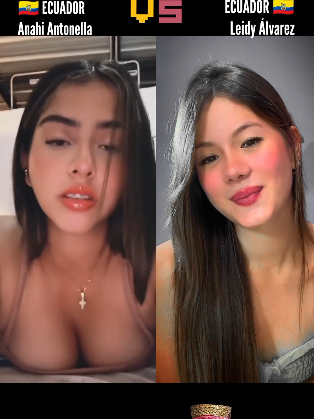 #anahiantonella 🆚 #leidyalvarez   #bastoneras #manabi #versus 