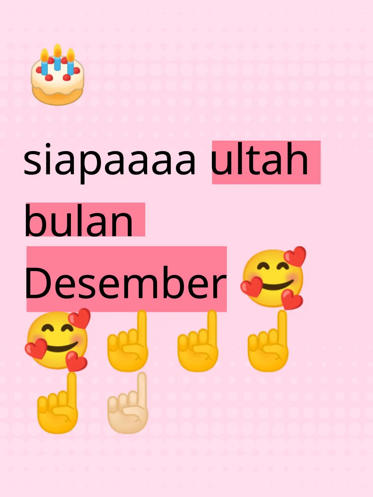 engga sabar bulan Desember 