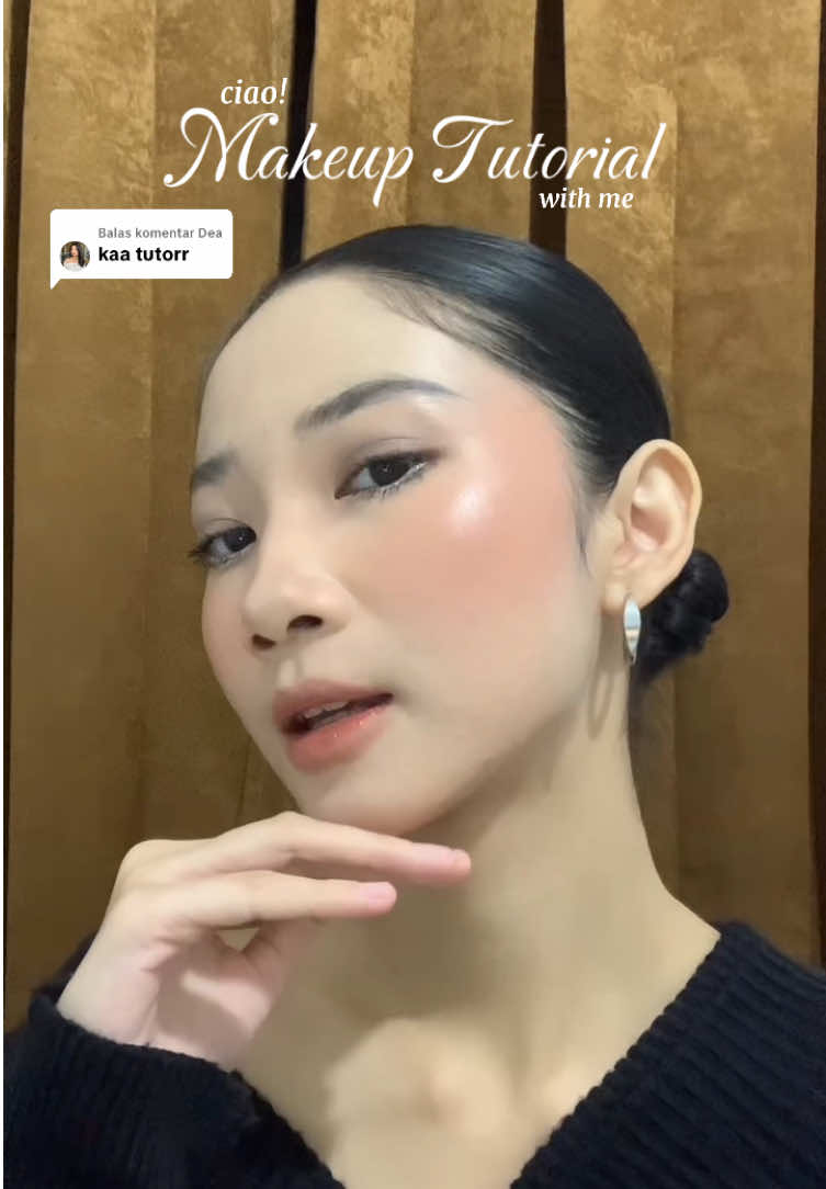 Membalas @Dea  today’s makeup tutorial..🧸🪞 #makeup #makeuptutorial #makeuptips #MakeupRoutine #makeuptransformation 