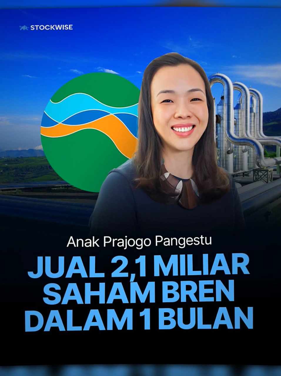 Dalam sebulan terakhir anak Prajogo Pangestu, Nancy Pangestu telah melepas 2,1 miliar saham PT Barito Renewables Energy Tbk (BREN). Per 31 Juli 2024, perusahaan milik Nancy, Green Era memiliki 31,58 miliar (23,6%). Aksi teranyar dilakukan pada 10 September 2025. Perusahaan melepas 39,23 juta saham BREN. Sebelumnya Green Era melakukan divestasi dalam tiga tahap pada 3, 8, dan 9 September 2025 dengan total mencapai 78,67 juta lembar saham. Manajemen BREN mengatakan, transaksi dilakukan dengan tujuan utama untuk menambahkan free float dan likuiditas saham yang beredar. Green Era Energy merupakan perusahaan milik Nancy Pangestu, anak dari konglomerat Prajogo Pangestu. Dia mengendalikan Green Era melalui kepemilikan saham Springhead Holdings Pte. Ltd dan juga secara langsung dengan total 84,01%. #andryhakim #stockwise #saham #viraltiktok #beritasaham 