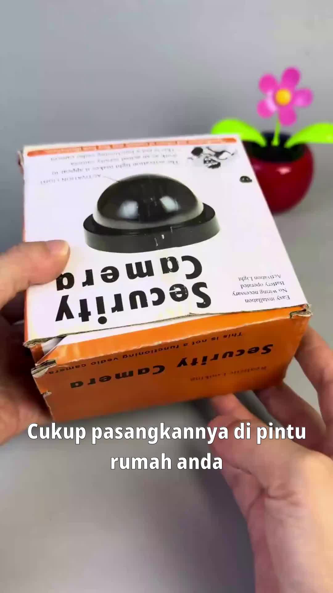 Kamera Simulasi LED, Saiz Besar, dengan Monitor Simulasi, Sesuai untuk Menipu, Kamera Palsu, Monitor Palsu, dan Tipu 