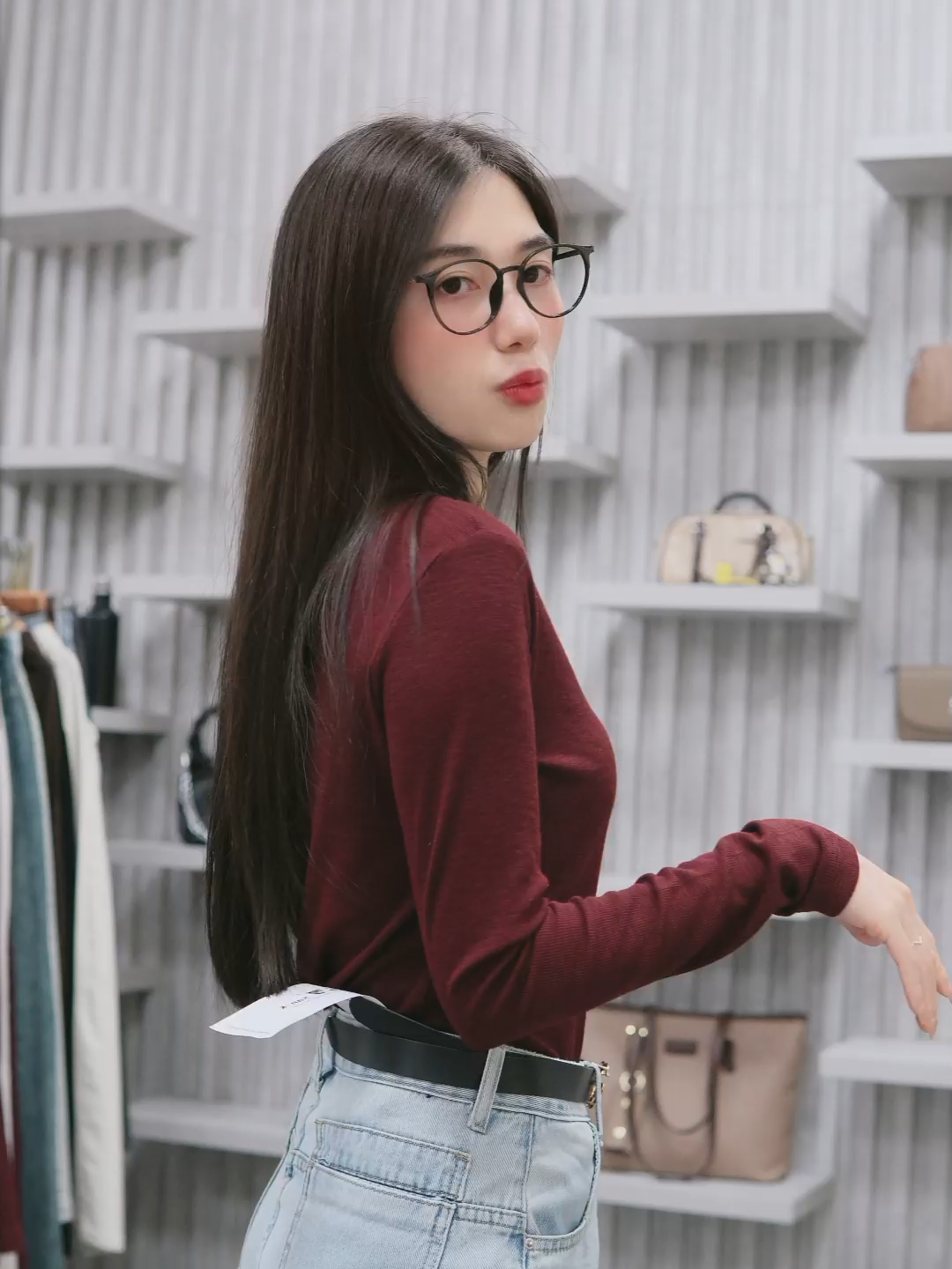 Áo thun dài tay sịn qc #aothundaitay #aothunnubody #xuhuong