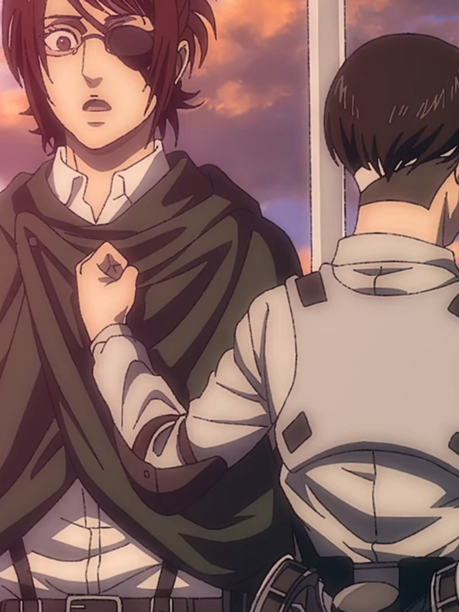 Hange Zoe Edit #AttackOnTitan #edit #attackontitanedit #fyp #animefyp #animeedit #capcut_edit #shinzouwosasageyo #shingekinokyojin #levi #leviackerman #hange #hangezoe #rumbling #letdown #wings