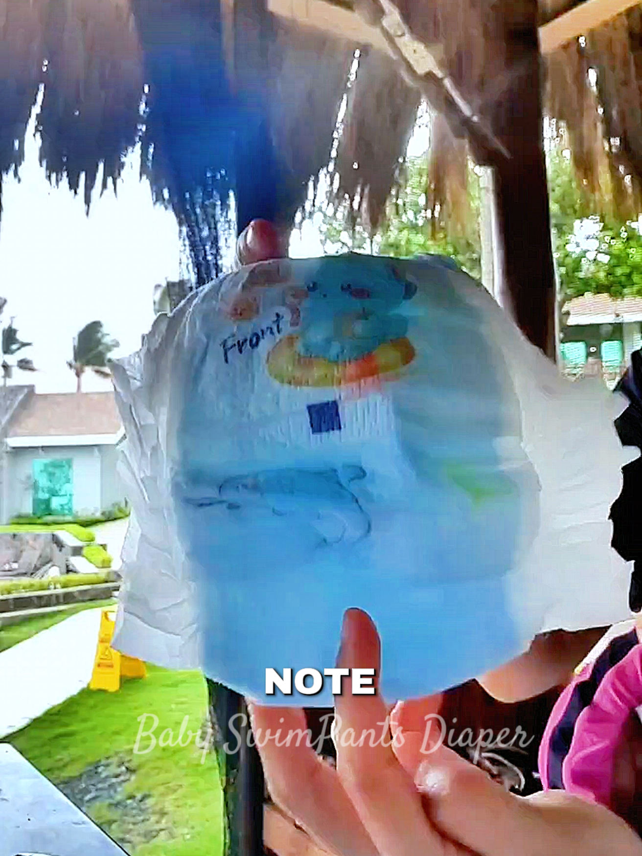Mommies and Daddies, don’t skip the swim diaper, there’s a reason pools insist on it! First, hygiene and safety. Regular diapers swell up and fall apart in water. Swim diapers are made to contain solids, keeping the pool clean and safe. Second, health protection. Baby poop carries germs, and swim diapers help lower the risk of contamination and illnesses. Third, pool rules. Most public pools require swim diapers for kids who aren’t potty-trained yet. And fourth, comfort and movement. They’re lightweight, so babies and toddlers can move freely in the water. Important note: swim diapers don’t hold in pee, they’re only for solids. #swimdiaperpants #swimpants #swimdiaper #diaper #fyp 
