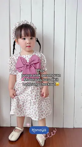 Ya gimana model baju anak perempuan gaada yang gagal sih 😩😩 #bajuanakkanaya #onesetanak #onesetanakperempuan #setelananakperempuan 