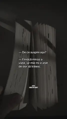 Cartea se numește CROSS MY HEART și se găsește în română pe linkul din bio. #cartedinromania #pentrucititori #pentrutinefyp