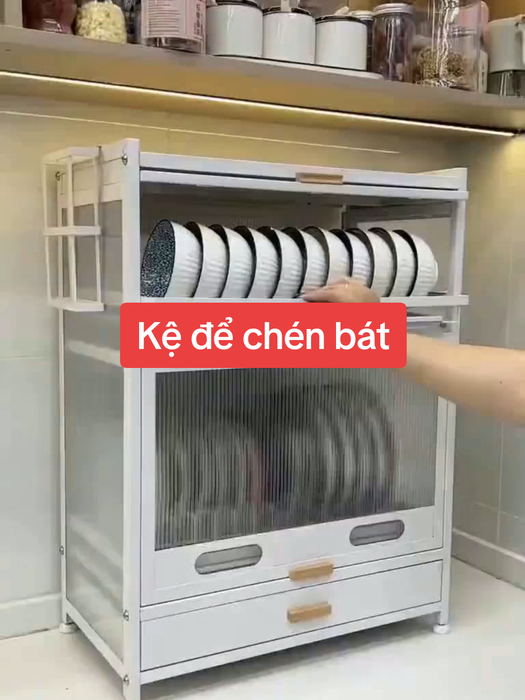 Kệ để chén bát thông minh giúp căn bếp gọn gàng hơn #giadung #giadungtienloi #giadungthongminh #kebat 