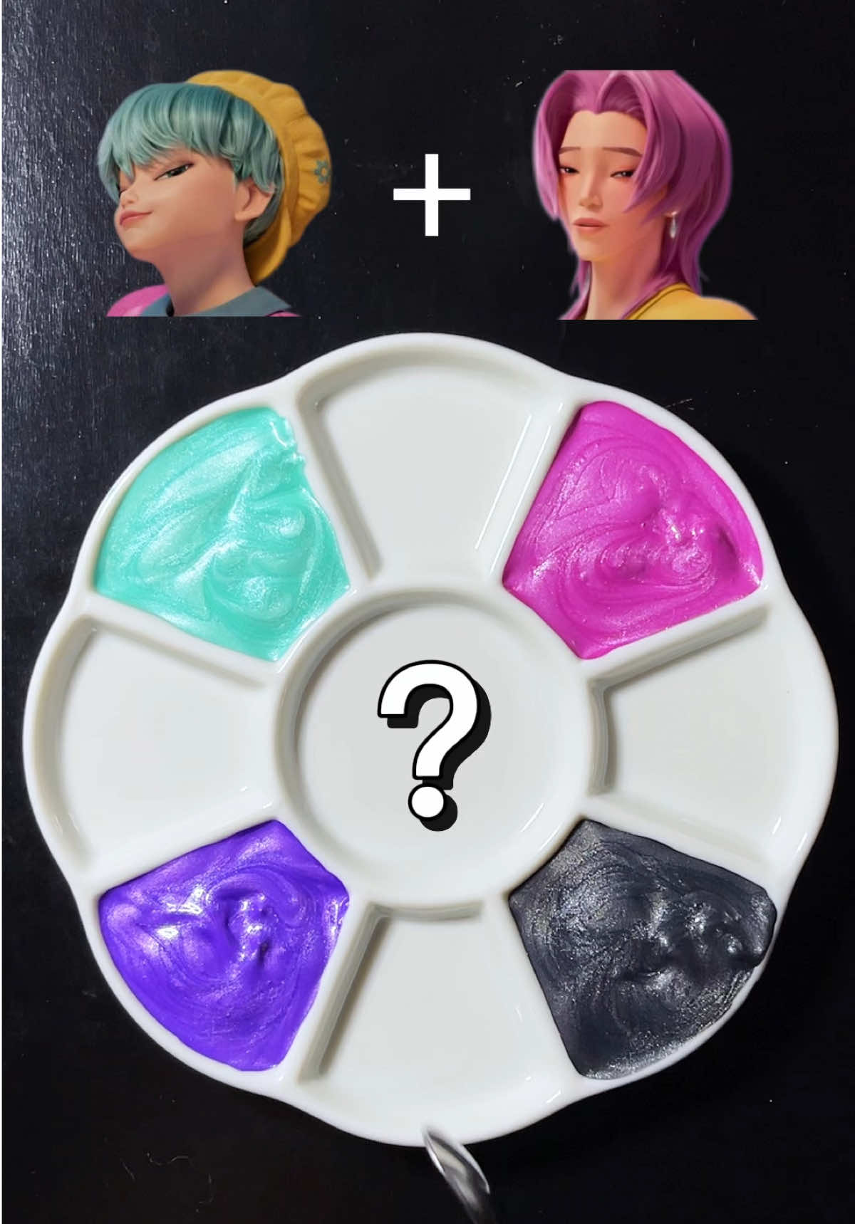 Kpop Demon Hunters color mixing （Part 4) #kpopdemonhunters #colormixing 