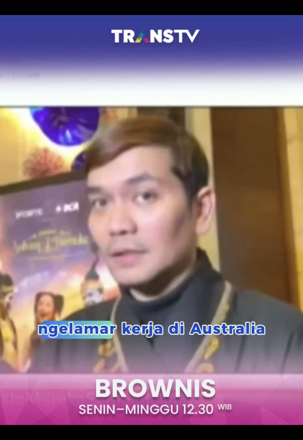 Ternyataa Indra Bekti ngelamar pekerjaan di Aussie sekalian mau nemenin anaknya yang katanya lagi disana jugaa, aduhh sukses terus yaaa Kak Bekti  #transtv #brownisttv #SR 