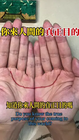 想知道你來人間的真正目的嗎？#風水 #手相 #八字 