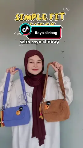 Get ready with raya slinbag😋😍#TikTokShopObral #PromoGuncang99 #racuntiktokshop #tasselempang #FUNtasticPayday 