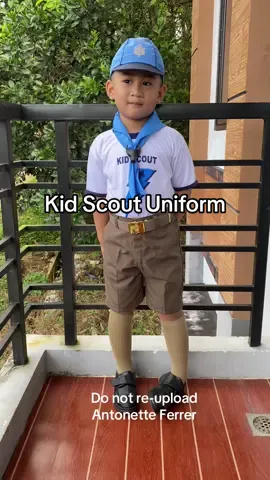 Isang set na po siya mga mommy! Di na kayo binili ng paisa isa. #kidscout #kidscoutuniformset 