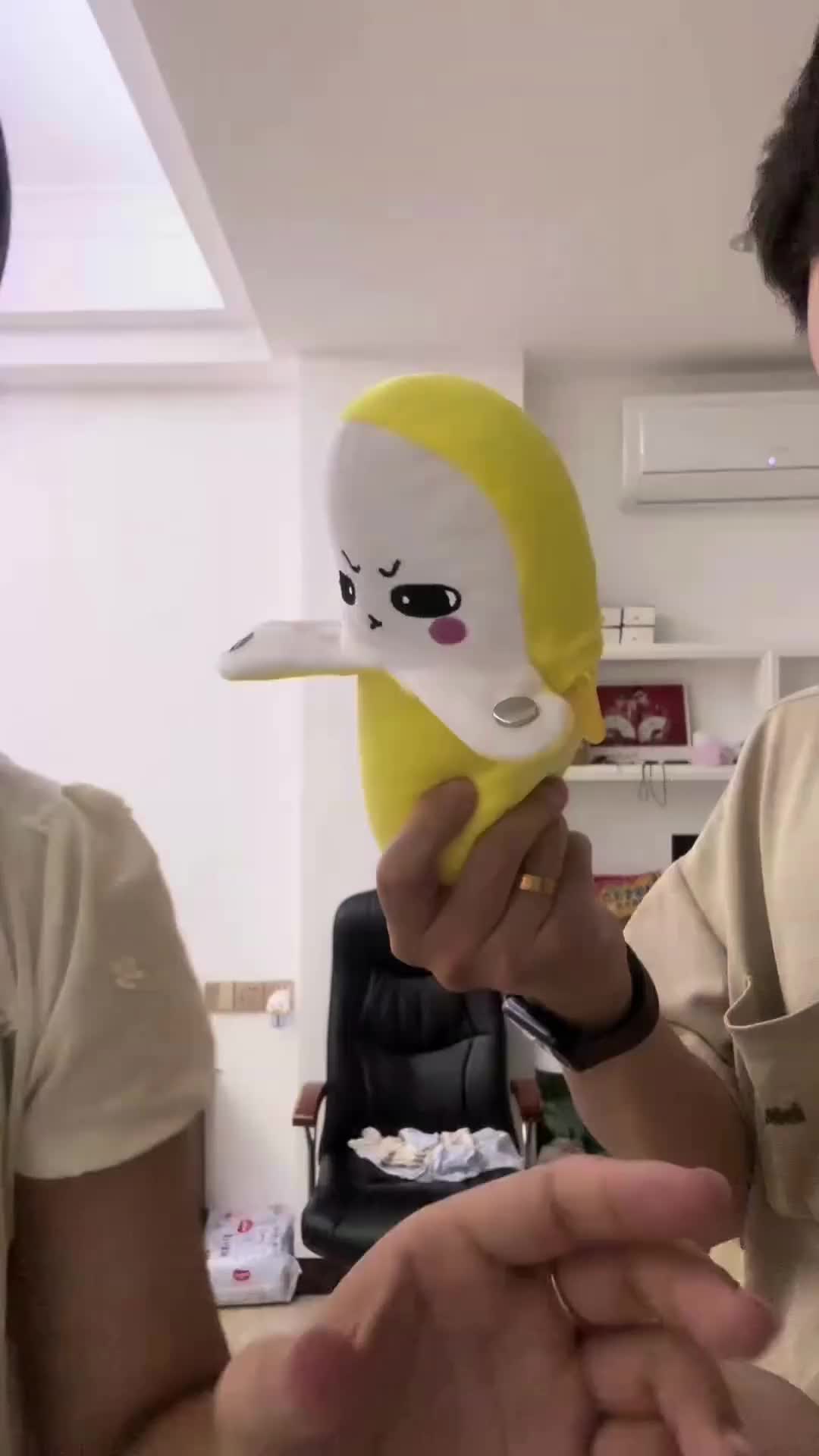 Mainan Mewah, Anak Patung, Piano Irama Penderiaan Buah Pisang, Muzik Kreatif dan Unik, Interaktif Ibu Bapa-Anak 