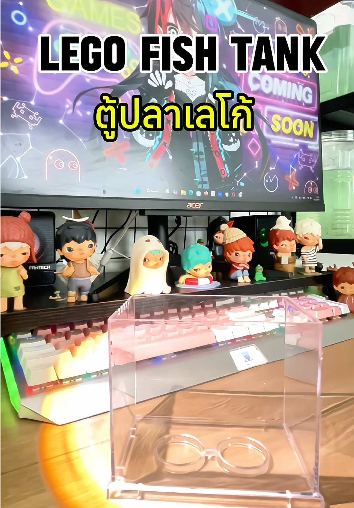ตู้ปลาเลโก้ ตู้ปลา DIY เหมาะสำหรับปลาขนาดเล็ก  รีวิวเพิ่มเติม :  @TAOHU BETTA FARM 🐠  #ปลากัดเชียงราย #ปลากัดสวยงามสัตว์น้ําประจําชาติไทย #ตู้ปลากัด 
