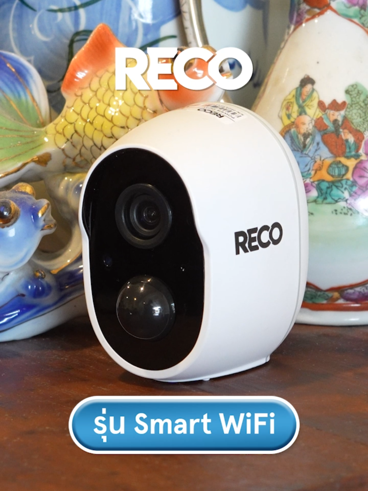 “ความปลอดภัย ไม่ควรยุ่งยาก” กล้องไร้สาย RECO Smart WiFi ติดตั้งง่าย ใช้งานคล่อง ดูผ่านมือถือได้ทันที#กล้องวงจรปิดไร้สายRECO #กล้องวงจรปิดRECO #recoกล้องวงจรปิดไร้สาย #กล้องวงจรปิดไร้สาย #recothailand #กล้องRECO #ป้ายยาgadget #กล้องวงจรปิด