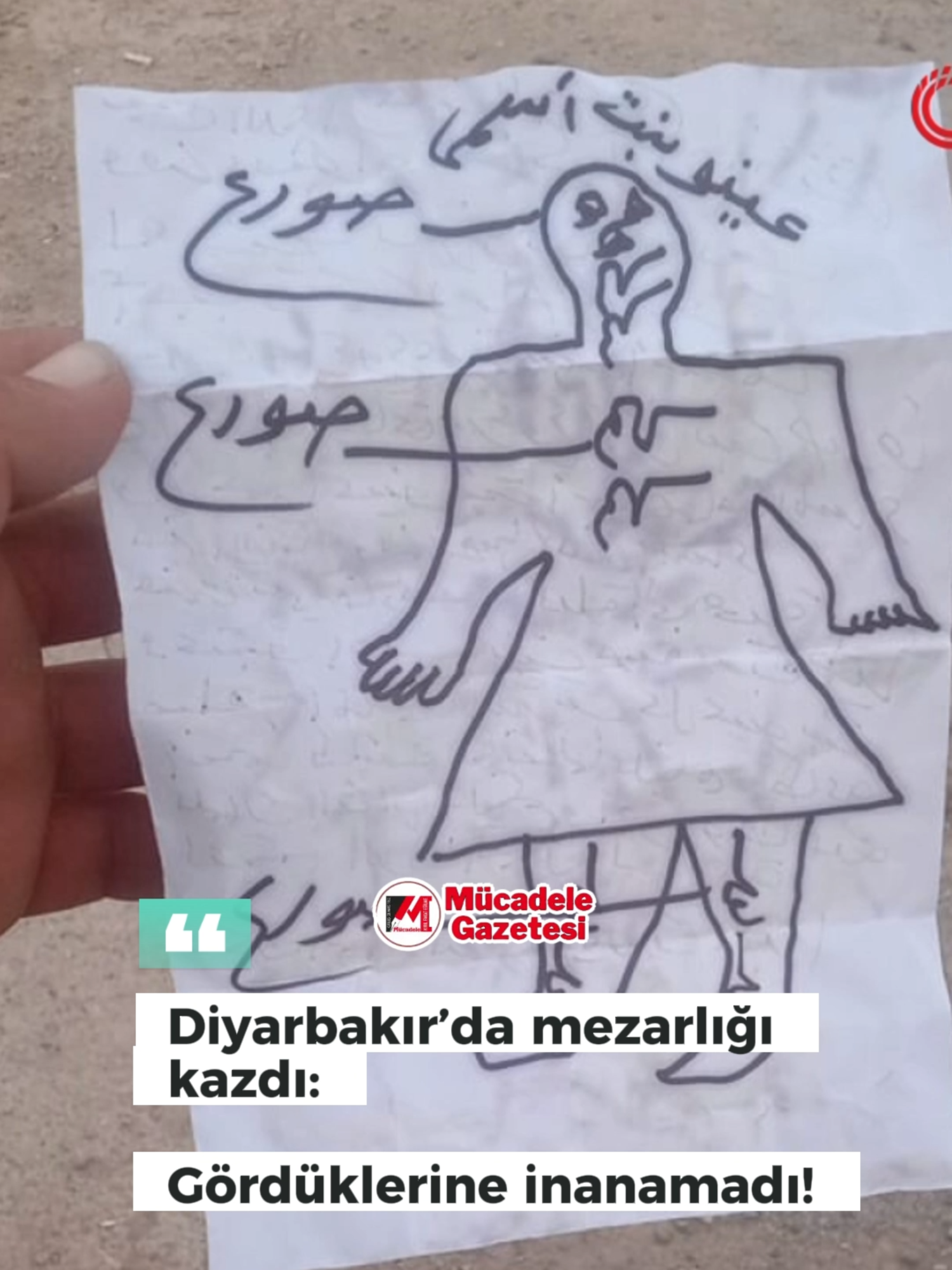 Diyarbakır’da mezarlığı kazdı: Gördüklerine inanamadı!