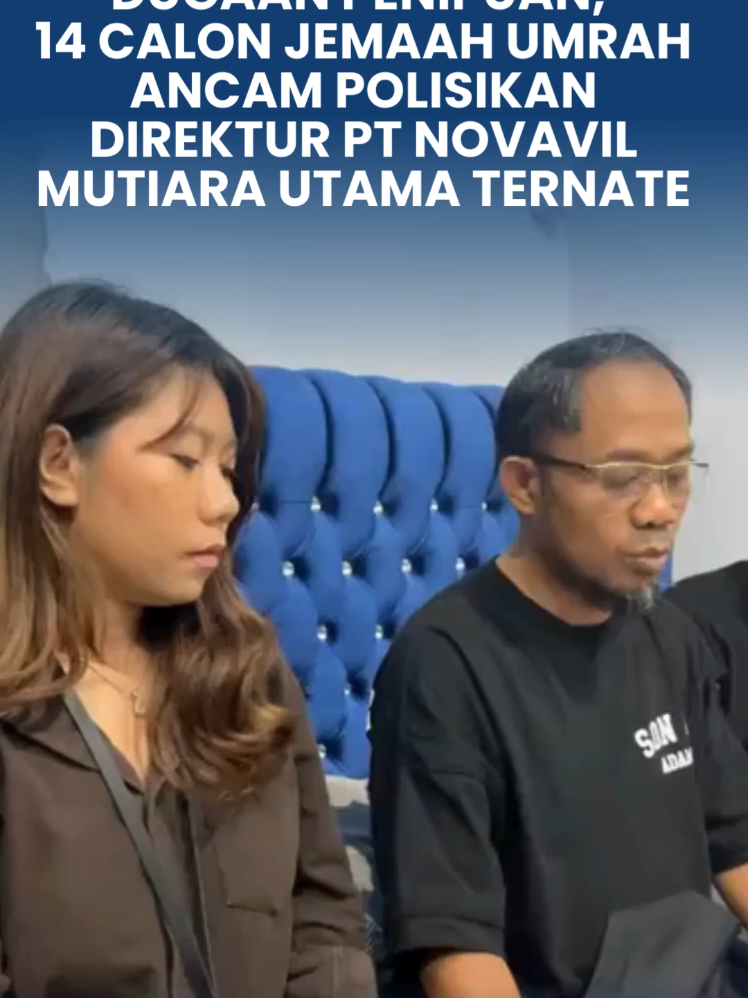 Direktur PT Novavil Mutiara Utama Ternate Mustafa Yasin diancam bakal dipolisiankan. Hal tersebut buntut 14 calon jemaah umrah dari Halmahera Timur, Maluku Utara 'batal' ke tanah suci. Mereka juga diduga ditelantarkan oleh biro perjalanan tersebut di Jakarta. Baca di https://ternate.tribunnews.com/maluku-utara/89616/dugaan-penipuan-14-calon-jemaah-umrah-ancam-polisikan-direktur-pt-novavil-mutiara-utama-ternate #ternate #malukuutara #penipuan #hajidanumrah #travel