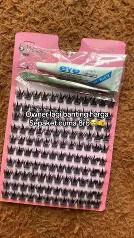 Awas keabisan 8rb udah dapet bulumata lem pinset kapan lagi best🤩🤩#fypp ##eyelashextensions #affiliatetiktok 
