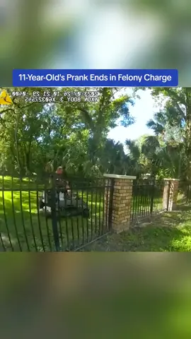 11-Year-Old's Prank Ends in Felony Charge #cops #copsoftiktok 
