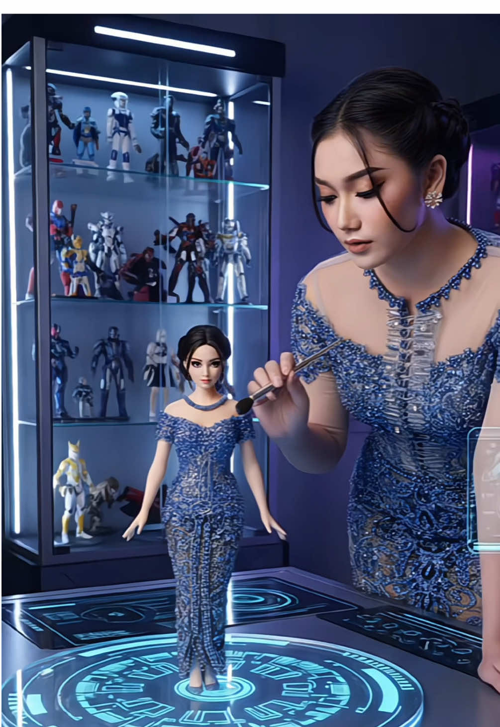 Trend gemini AI kayaknya belum habis2 ya😁. Ada lagi yang baru.  Karena penasaran lanjut coba bikin, eh kok bagus. Akhirnya ketagihan bikin terus, bikin terus😁 #trendai #geminiai #googlegemini #googlegeminiai #efekai #miniaturai #trendminiatur #aiedit #googleai #promptai 