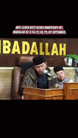 acara 3 hari 3 malam hlossss harlah MT ibadallah. gas bolo.  #fyppppppppppppppppppppppp #fypシ゚viral #ngajinyeni #viralvideo #viralvideo @MT. IBADALLAH OFFICIAL 