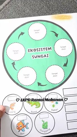 Lkpd IPAS Rangai Makanan #rantaimakanan #jaringjaringmakanan #ekosistem #fyp 