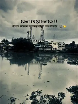 তেল মেরে চলতে !! পারলে' আজকে অনেকের'ই প্রিয় হতে পারতাম..!🗿🤝#fyp #foryou #capsonvideo #foryoupage #virall @tiktok creators 