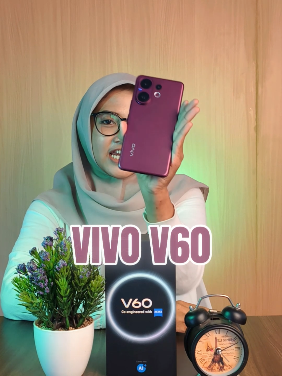 ✨ vivo V60 hadir dengan performa mantap & kamera keren banget! Ini dia review lengkapnya, cocok banget buat kamu yang lagi cari HP baru. #VivoV60 #fyp #gadget 