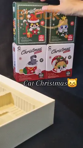 Cat christmas dengan 4 pilihan varian yuk cek keranjang sekarang juga🎄🧑‍🎄✨ #blockcity #christmas #cat #fyppppppppppppppppppppppp #legobricks 