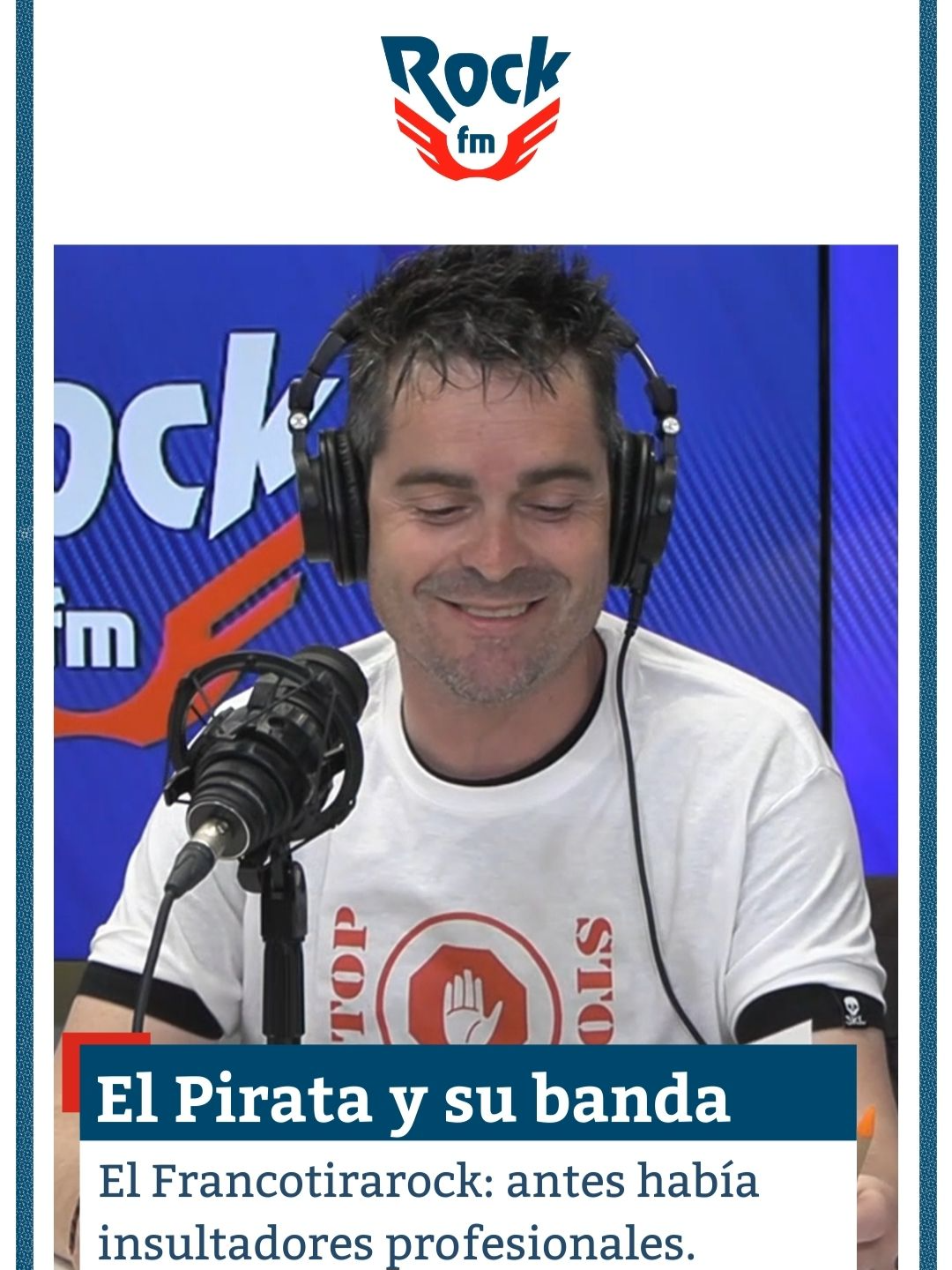 🎙️El Francotirarock y los insultos de antes. 📻 Todos los días en El Pirata y su banda a las 08:50.