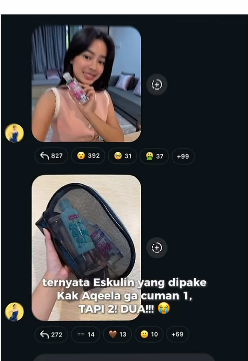 TERNYATA BUKAN 1 VARIAN YANG DIPAKE, TAPI 2 GIRLS! Langsung gas cek out di keranjang kuning sebelom keabisan lagi! 😭 #Eskulin #EskulinCologneGel #CologneRasaSkincare #WangiNempelTerus 