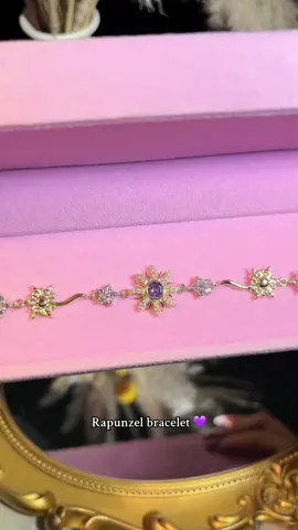 The Rapunzel series that every girl wants💜#rapunzel #goldbracelet #jewelrytiktok #giftideas #foryoupage 