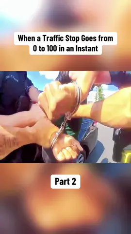 When a Traffic Stop Goes from 0 to 100 in an Instant. Part 2 #cops #copsoftiktok #copsontiktok #police #policeofficer #policeoftiktok #fyp #911 #body #bodycam #bodycamcops 
