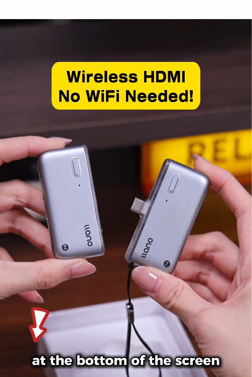 No Wi-Fi needed — Llano S850 wireless HDMI Plug phone + TV = instant screen mirroring. TikTok hot item, just restocked — grab it now!#llano #wirelesshdmi #HDMI #tv #Tech #nowifineeded #display #fypシ 