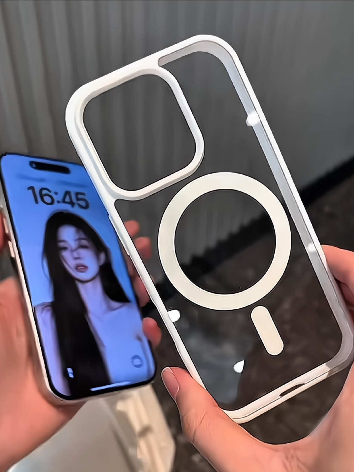 Ốp xinh khum ạ 🤍 #oplungmagsafe #oplungiphone #oplungtrongsuot #oplungchongsoc #oplungdienthoai 