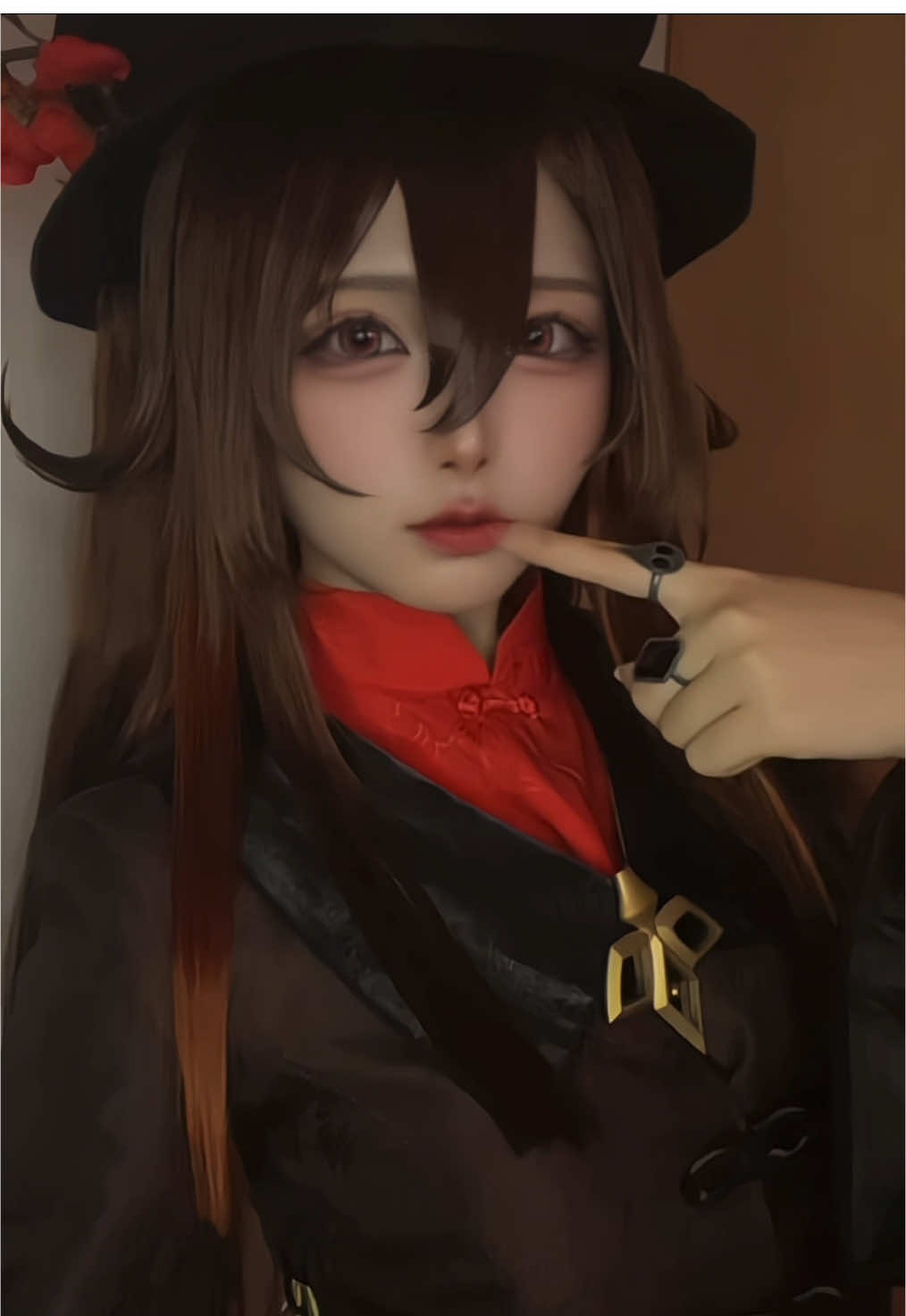 これやっても「は？」って顔で見られるのしか想像できない#原神コスプレ #胡桃コスプレ #genshinimpactcosplay #hutaocosplay #cosplay 