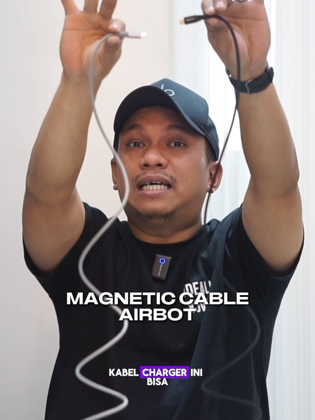 Ga ada drama kabel kusut kalo pake Anergy Mag Link ini, selesai pake bisa langsung rapi sendiri!! #airbot #charger  #charger