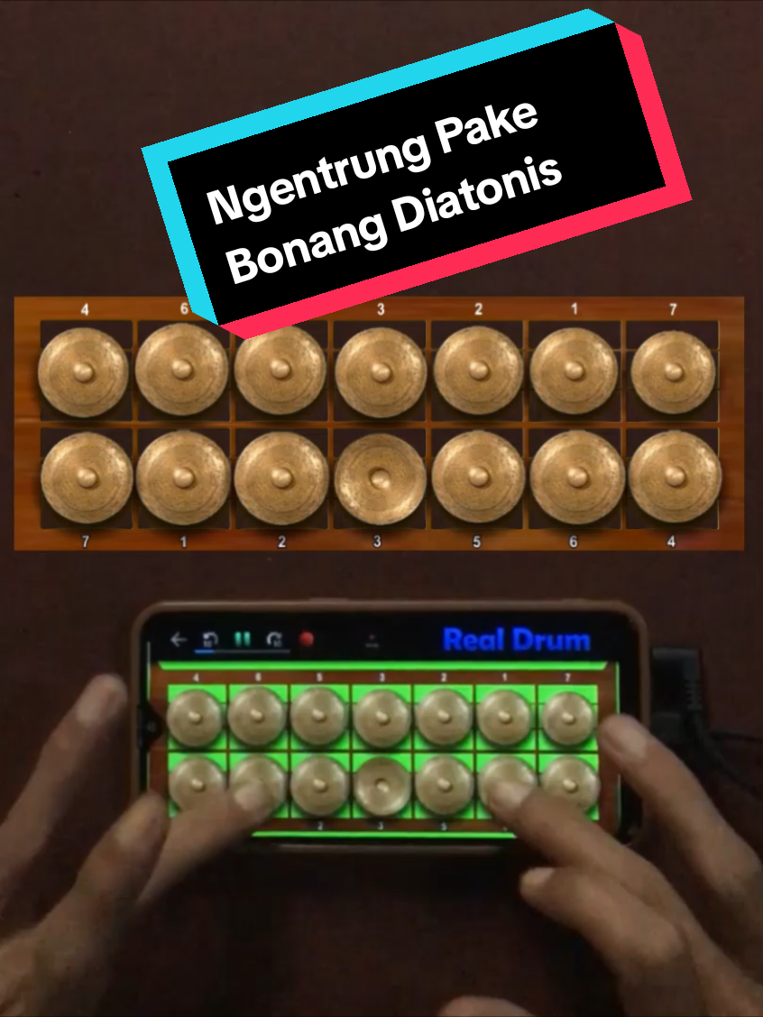 Belajar gamelan bonang diatonis Laras A. Ngencuk pake kentrung ❌ Ngencrung pake bonang ✅ Izin nyontek nggih mas @riko03._  dingge bahan sinau ngencuk. Lha jebul puenak 🤣 Suka dengan Soundnya? Jangan lupa follow jathilame @jathilecahnom  #belajargamelan #gamelanjawa #bonang #jathilan #kasmaran 