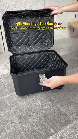 【Local-Ship】SOARFLY High Quality 45L/36L Top Box For Motorcycle Tail Box Universal Large Capacity Trunk Storage Box Waterproof and Shockproof with Free Gift#fyppppppppppppppppppppppp #foryou #carwash #cleaning #hht 