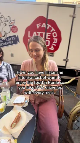 Best life hack for histamine intolerance and MCAS people - take DAO enzymes. I take DAO Plus or DAO mini from @Intoleran  #histamineintolerance #mcas #dao 