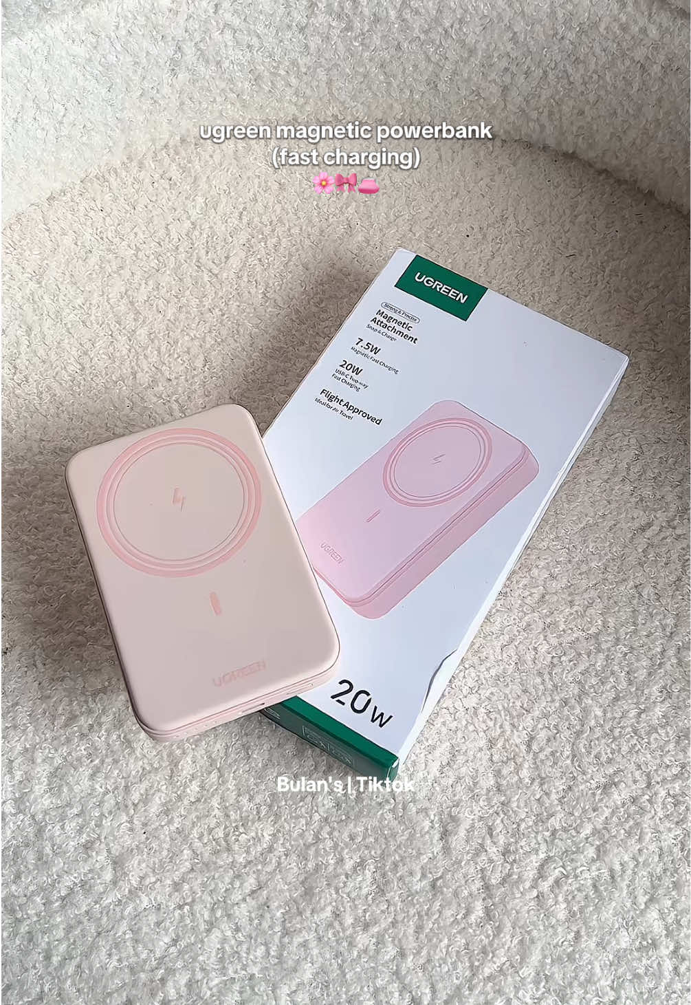 fast charging + tak buat hp panas, lurvee this powerbank so much!!! #powerbank #ugreenfastcharging #ugreenpowerbank #ugreenmagneticpowerbank 
