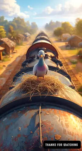 chim bồ câu buồn #AI #ai #videoai 