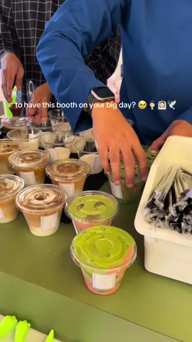 to have both coffee & matcha booth on your big day? yes hire us now! 🩵