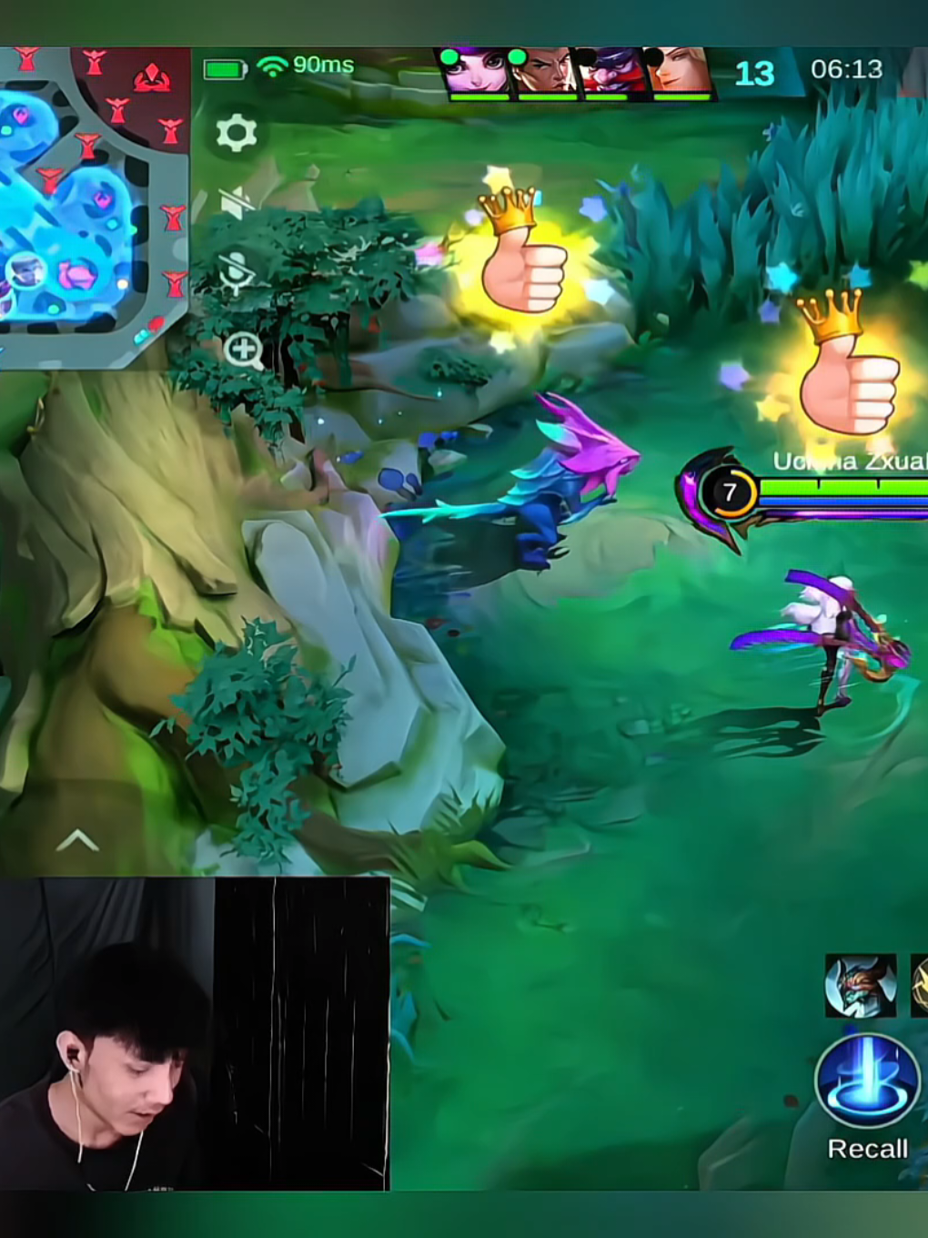 Lord ကြီး Emote ပြန်ပြတာကျ🤣 #အေးမွန်  #mlbb  #Mobilelegends  #MLBBOBSIDIA  #MLBBNEXT2025 