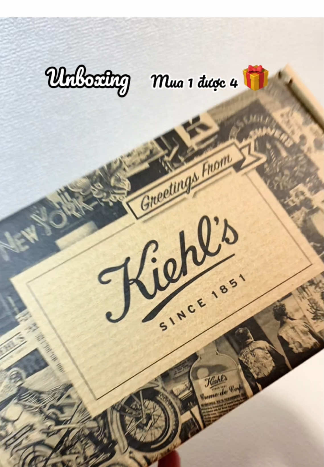 Unboxing Kem dưỡng ẩm nhà Kiehl's ê hề 🎁🎁🎁 #kiehls 