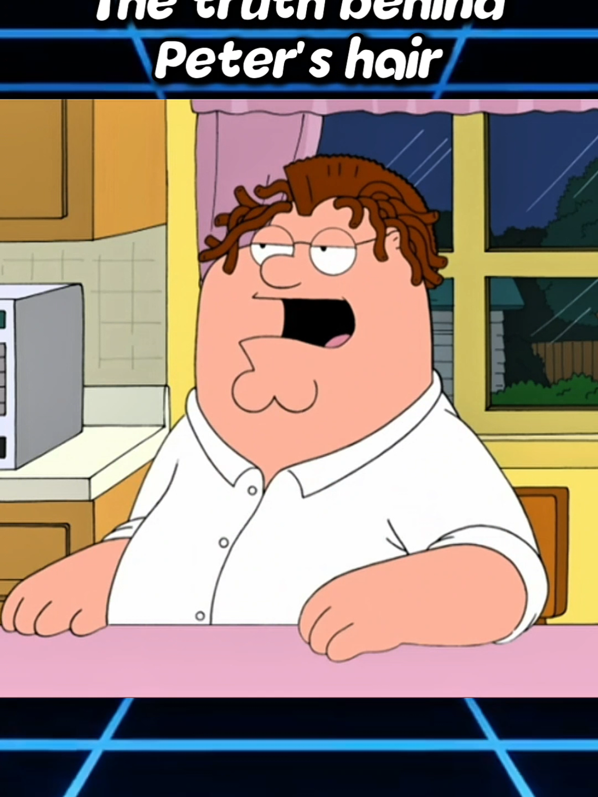 Family guy Peters hair is playdoh #familyguy #mohawk #playdoh #playdough #haircut 