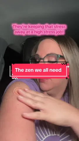The ultrasound department is so zen, and everyone is wondering why!? #StressRelief #momlife #plantbasedwellness #calmbalance #workstress 
