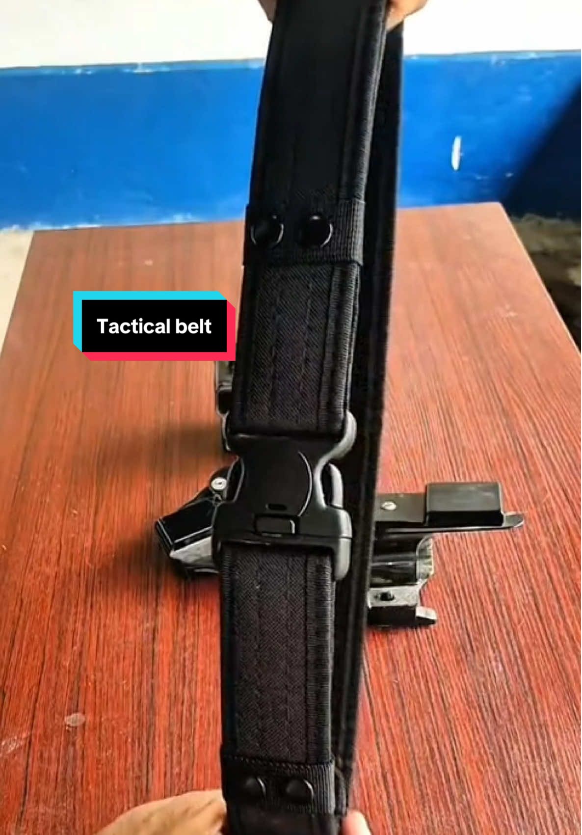 Tactical belt na bagay sa mga men in uniform at sa iba lang gumagamit ng ganitong belt #meninuniform #police #securityguard #afp #bjmp 